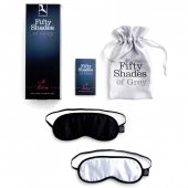 Набор из двух масок на глаза Soft Blindfold Twin Pack - Fifty Shades of Grey - купить с доставкой в Батайске