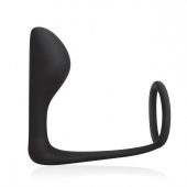 Стимулятор простаты с фиксацией эрекционным кольцом Prostate Gear - BlueLine - в Батайске купить с доставкой