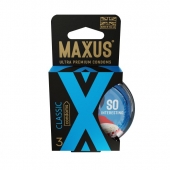 Классические презервативы в пластиковом кейсе MAXUS Classic - 3 шт. - Maxus - купить с доставкой в Батайске