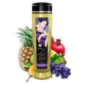 Массажное масло Libido Exotic Fruits с ароматом экзотических фруктов - 240 мл. - Shunga - купить с доставкой в Батайске
