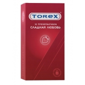 Презервативы Torex  Сладкая любовь  с ароматом клубники - 12 шт. - Torex - купить с доставкой в Батайске