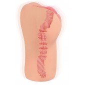 Телесный мастурбатор-вагина с рельефом BELLANA - KOKOS - в Батайске купить с доставкой