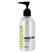Лубрикант с согревающим эффектом MALE Cobeco Warm Lubricant - 250 мл. - Cobeco - купить с доставкой в Батайске