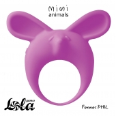 Фиолетовое эрекционное кольцо Fennec Phil - Lola Games - в Батайске купить с доставкой