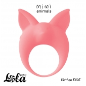Оранжевое эрекционное кольцо Kitten Kyle - Lola Games - в Батайске купить с доставкой
