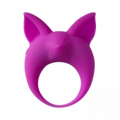 Фиолетовое эрекционное кольцо Kitten Kyle - Lola Games - в Батайске купить с доставкой