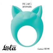 Зеленое эрекционное кольцо Lemur Remi - Lola Games - в Батайске купить с доставкой
