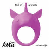 Фиолетовое эрекционное кольцо Unicorn Alfie - Lola Games - в Батайске купить с доставкой