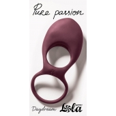 Бордовое эрекционное виброкольцо Daydream - Lola Games - в Батайске купить с доставкой
