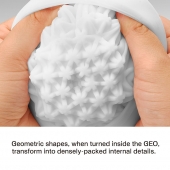 Белый мастурбатор Tenga Geo Coral - Tenga - в Батайске купить с доставкой