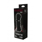 Черная веревка для шибари DELUXE BONDAGE ROPE - 5 м. - Dream Toys - купить с доставкой в Батайске