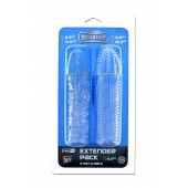 Комплект из 2 прозрачных насадок на пенис PENIS EXTENDER PACK - Dream Toys - в Батайске купить с доставкой