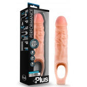 Телесный реалистичный фаллоудлинитель 9 Inch Silicone Cock Sheath Penis Extender - 22,86 см. - Blush Novelties - в Батайске купить с доставкой