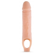 Телесный реалистичный фаллоудлинитель 10 Inch Silicone Cock Sheath Penis Extender - 25,4 см. - Blush Novelties - в Батайске купить с доставкой