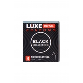 Черные презервативы LUXE Royal Black Collection - 3 шт. - Luxe - купить с доставкой в Батайске