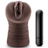 Коричневый мастурбатор-вагина Hot Chocolate Brianna - Blush Novelties - в Батайске купить с доставкой