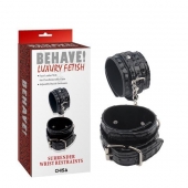 Черные наручники Surrender Wrist Restraints - Chisa - купить с доставкой в Батайске