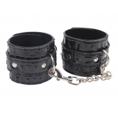 Черные наручники Surrender Wrist Restraints - Chisa - купить с доставкой в Батайске