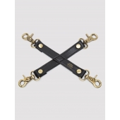 Черный фиксатор для манжет Bound to You Faux Leather Hogtie - Fifty Shades of Grey - купить с доставкой в Батайске