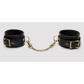 Черные оковы на ноги Bound to You Faux Leather Ankle Cuffs - Fifty Shades of Grey - купить с доставкой в Батайске