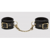 Черные наручники Bound to You Faux Leather Wrist Cuffs - Fifty Shades of Grey - купить с доставкой в Батайске