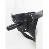 Черный пояс для насадок CLASS STRAP Restyling - LOVETOY (А-Полимер) - купить с доставкой в Батайске