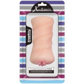 Телесный мастурбатор-вагина X-Basic Pocket Pussy без вибрации - Lovetoy - в Батайске купить с доставкой