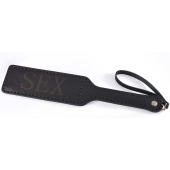 Черная гладкая шлепалка SEX - 35 см. - Sitabella - купить с доставкой в Батайске