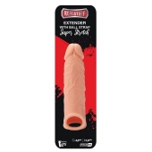 Телесная насадка EXTENDER WITH BALL STRAP 6.5 - 17 см. - Dream Toys - в Батайске купить с доставкой