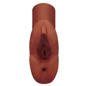 Коричневый мастурбатор Perfect Pussy Double Stroker - Pipedream - в Батайске купить с доставкой