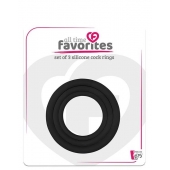Набор из 3 эрекционных колец SILICONE COCKRINGS - Dream Toys - в Батайске купить с доставкой
