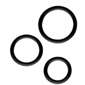 Набор из 3 эрекционных колец SILICONE COCKRINGS - Dream Toys - в Батайске купить с доставкой