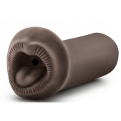 Коричневый мастурбатор-ротик Naughty Nicole - Blush Novelties - в Батайске купить с доставкой