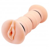Телесный вибромастурбатор-вагина Michelle - Baile - в Батайске купить с доставкой