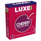 Презервативы с ароматом вишни LUXE Royal Cherry Collection - 3 шт. - Luxe - купить с доставкой в Батайске