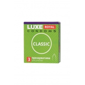 Гладкие презервативы LUXE Royal Classic - 3 шт. - Luxe - купить с доставкой в Батайске