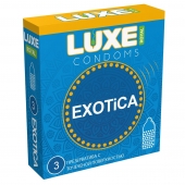 Текстурированные презервативы LUXE Royal Exotica - 3 шт. - Luxe - купить с доставкой в Батайске