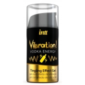 Жидкий интимный гель с эффектом вибрации Vibration! Vodka Energy - 15 мл. - INTT - купить с доставкой в Батайске