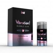 Жидкий интимный гель с эффектом вибрации Vibration! Bubble Gum - 15 мл. - INTT - купить с доставкой в Батайске