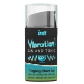 Жидкий интимный гель с эффектом вибрации Vibration! Gin   Tonic - 15 мл. - INTT - купить с доставкой в Батайске