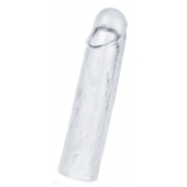 Прозрачная насадка-удлинитель Flawless Clear Penis Sleeve Add 1 - 15,5 см. - Lovetoy - в Батайске купить с доставкой