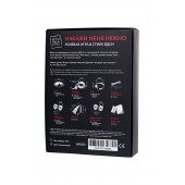 Фиолетовый набор БДСМ «Накажи меня нежно» с карточками - Штучки-дрючки - купить с доставкой в Батайске