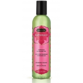 Массажное масло Naturals Strawberry Dreams с ароматом клубники - 236 мл. - Kama Sutra - купить с доставкой в Батайске