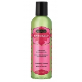 Массажное масло Naturals Strawberry Dreams с ароматом клубники - 59 мл. - Kama Sutra - купить с доставкой в Батайске