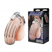 Металлическая клетка Prisoner Cock Сage с замком - BlueLine - купить с доставкой в Батайске