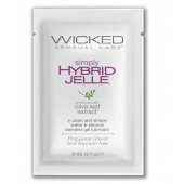 Гель-лубрикант на водно-силиконовой основе Simply Hybrid Jelle - 3 мл. - Wicked - купить с доставкой в Батайске