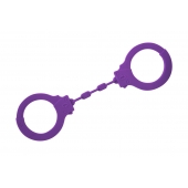Фиолетовые силиконовые поножи Limitation - Lola Games - купить с доставкой в Батайске