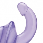 Фиолетовый безремневой страпон Strapless Strap-On - Lux Fetish - купить с доставкой в Батайске