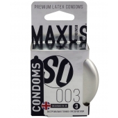 Экстремально тонкие презервативы в железном кейсе MAXUS Extreme Thin - 3 шт. - Maxus - купить с доставкой в Батайске