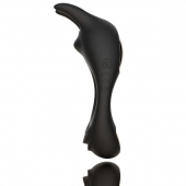 Черное эрекционное кольцо с двумя моторами Zeus Dual Vibe Cock Ring - FeelzToys - в Батайске купить с доставкой
